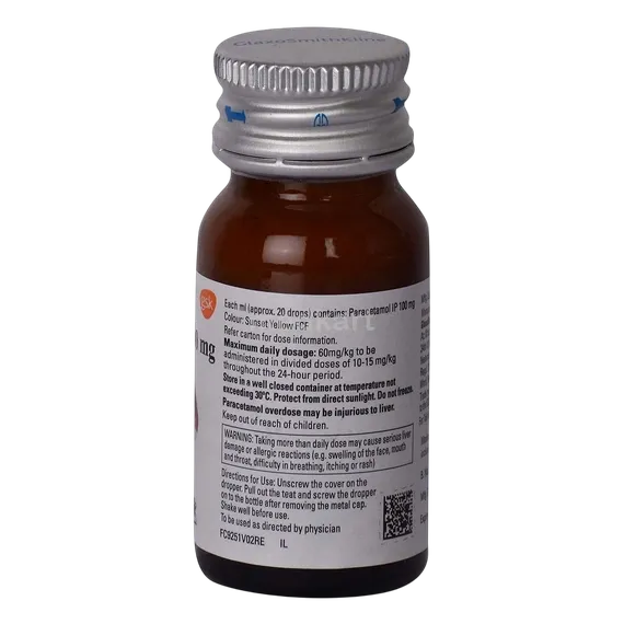 calpol paediatric drops 15 ml